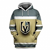 Vegas Golden Knights Gold All Stitched Hooded Sweatshirt,baseball caps,new era cap wholesale,wholesale hats